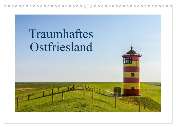 "Calendar 2027 · US Version · Dreamlike East Frisia (Wall Calendar 2027 17\" × 12\""-image