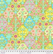 Free Spirit Kaffe Fassett Sprays Lime Cotton Fabric By The Yard