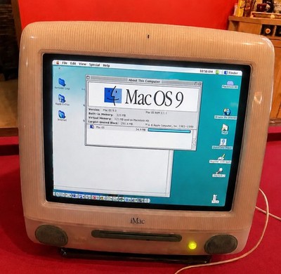 Vintage Apple iMac PowerPC G3 M5521 Blueberry 350MHz, 320MB, Works Perfect & Box