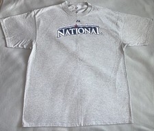 Majestic Kosuke Fukudome Chicago Cubs T Shirt Mens 2XL Gray 2008 All Star Game