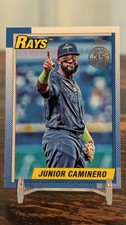 Junior Caminero 1990 Design 2025 Topps #90B2-45 Tampa Bay Rays