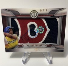 2025 Topps Tribute Prime Patch Autograph Relic Card Rafael Devers /10 MLB Auth 