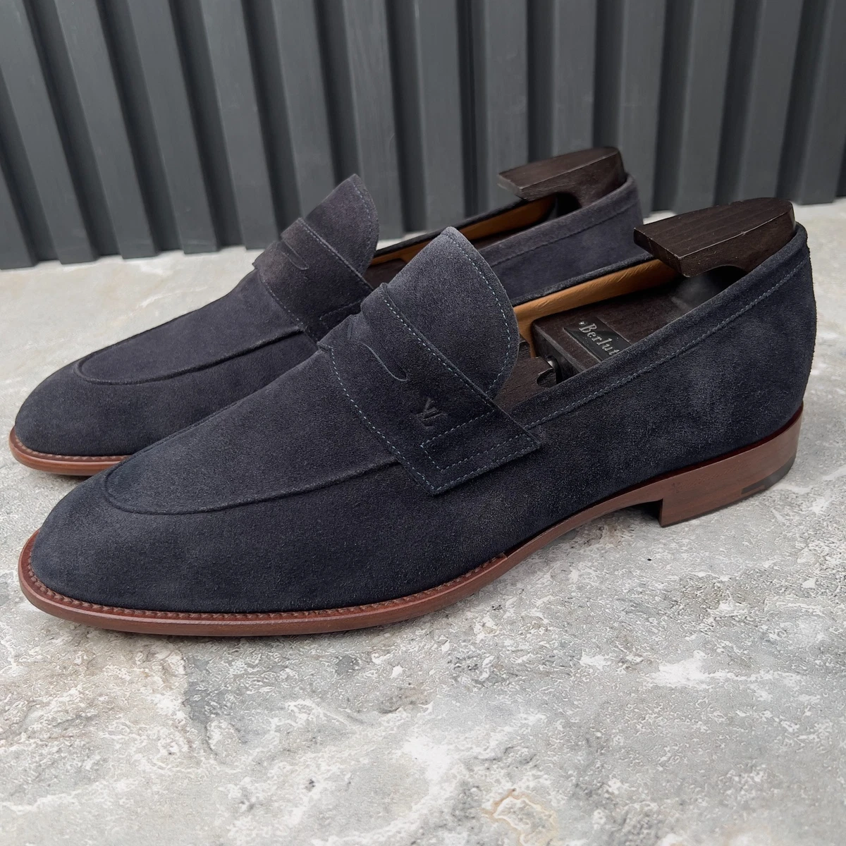 Louis Vuitton Loafer Blue Casual Shoes for Men for sale - eBay