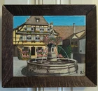Elie CHENEVIER 'Fountain Of Alsace' Oil On Canvas
