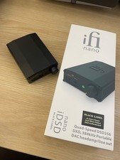 iFi Nano iDSD Black Label Portable USB DAC and Headphone Amplifier - Used