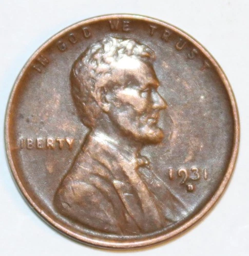 1931-D Lincoln Wheat Cent - Extra Fine - #0058E