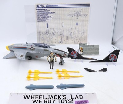 Conquest X-30 W/Slip Stream 100% Complete GI Joe 1986 Hasbro Vintage Vehicle