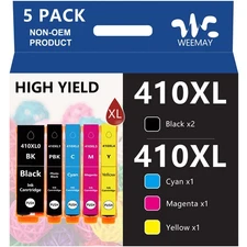410xl T410xl Ink for Epson Expression XP-530 XP-630 XP-640 XP830 XP7100 5-Pack