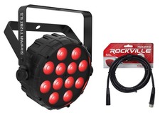 Chauvet DJ SLIMPAR T12 BT ILS Wireless Par Wash Up-Light w/ Bluetooth DMX Cable
