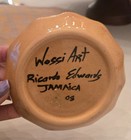 Vintage Ceramic Pottery dish. Hummingbird.  4.5" Massi art. Jamaica 05 — photo 4