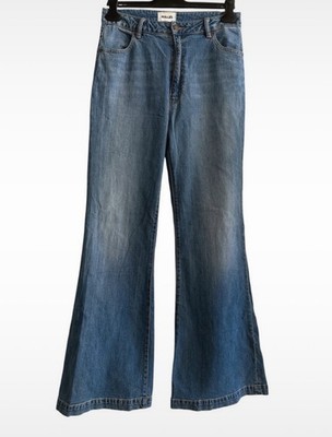 Rolla's Eastcoast Flare Jeans W30 L32 (Gr. 40) High Rise Schlaghose Vintage-Blau