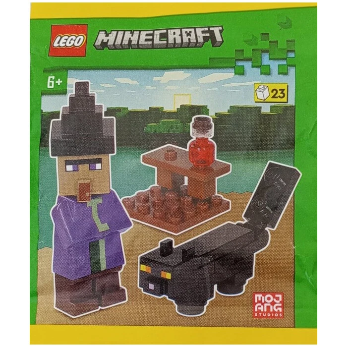 LEGO Minecraft Witch with Black Cat and Potion Paper Bag 662408 (SEALED)