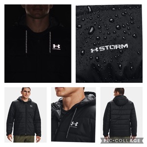 under armour men's insulated hooded jacket