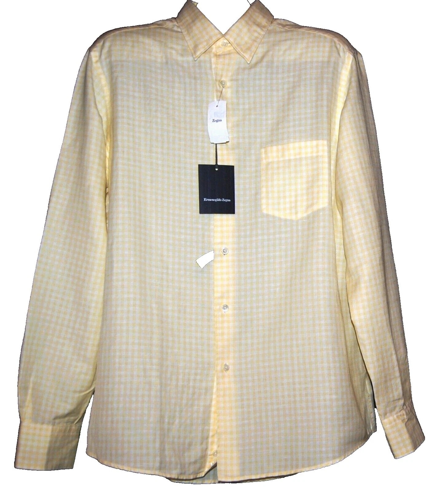 Long Sleeve Size L Ermenegildo Zegna Shirts for Men
