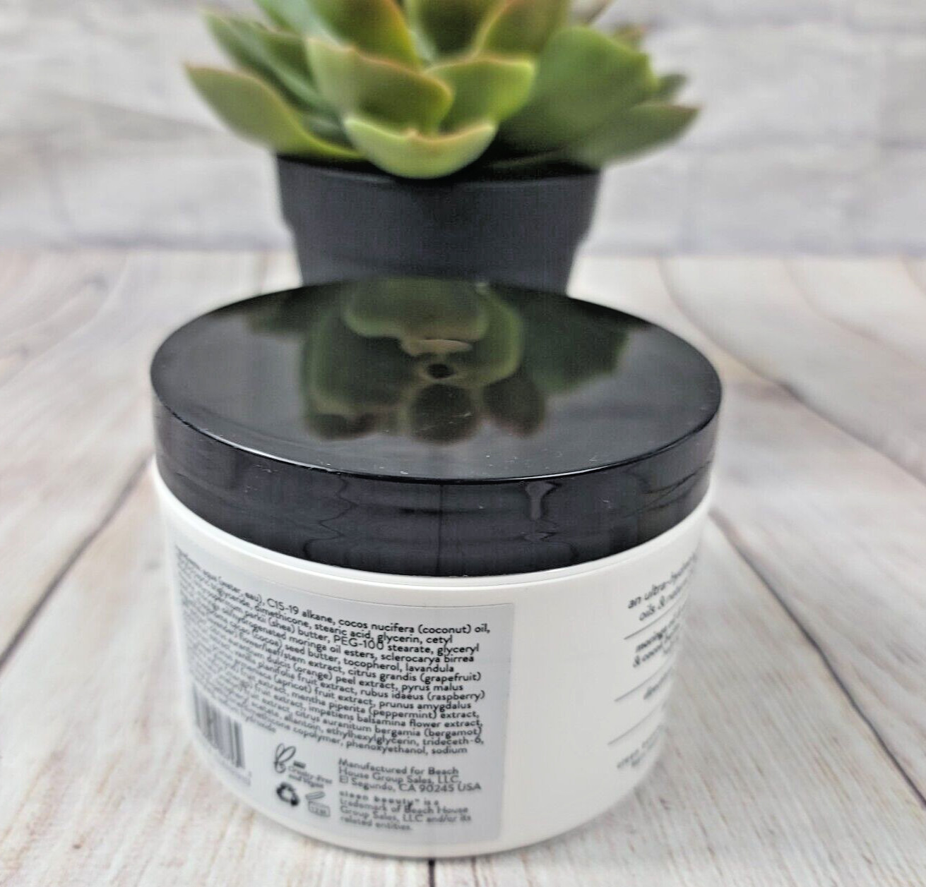 Cleen Beauty Moringa Body Butter, Cream w/ Moringa Oil and Coconut Oil, 8 Fl Oz