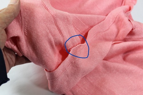 GUCCI Pink Sexy Wool Blend Top Blouse Shirt Small 3 4 5 - Picture 2 of 4