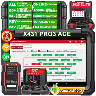 2026 LAUNCH X431 V+ PRO3 ACE PRO 5 Profi KFZ OBD2 Diagnosegerät ECU CODING TPMS