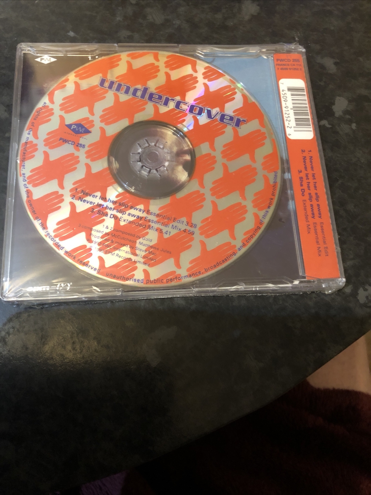 Undercover Never Let Her Slip Away 3 Track CD Single 1992 NEW