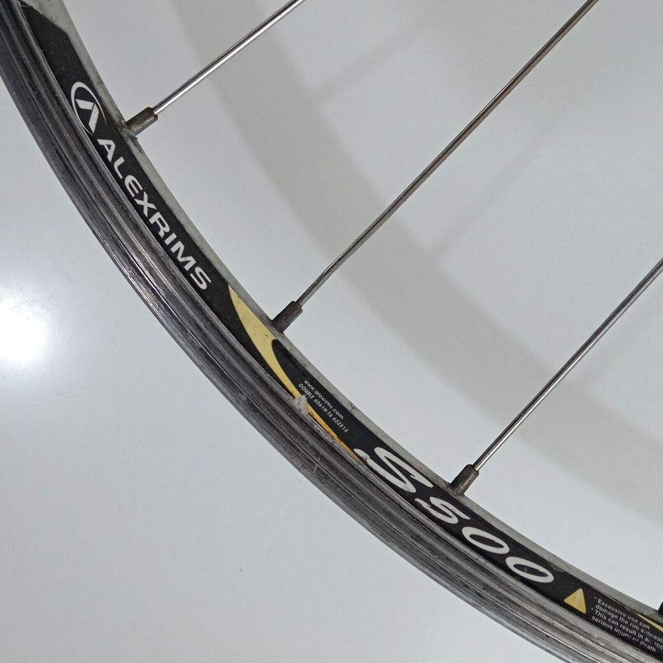 🔥 Alexrims S500 Road Bike 700c Front Wheel 100mm QR Clincher Stainless