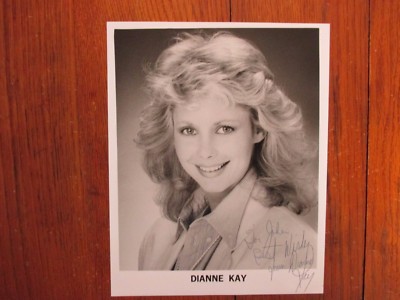 DIANNE KAY ("Eight is Enough") Signed 8 X 10 Black and White Glossy