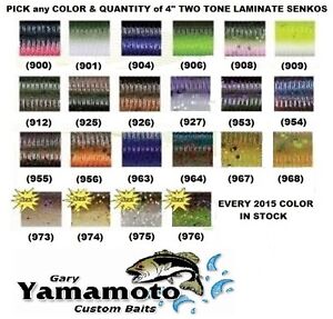 Yamamoto Senko Color Chart