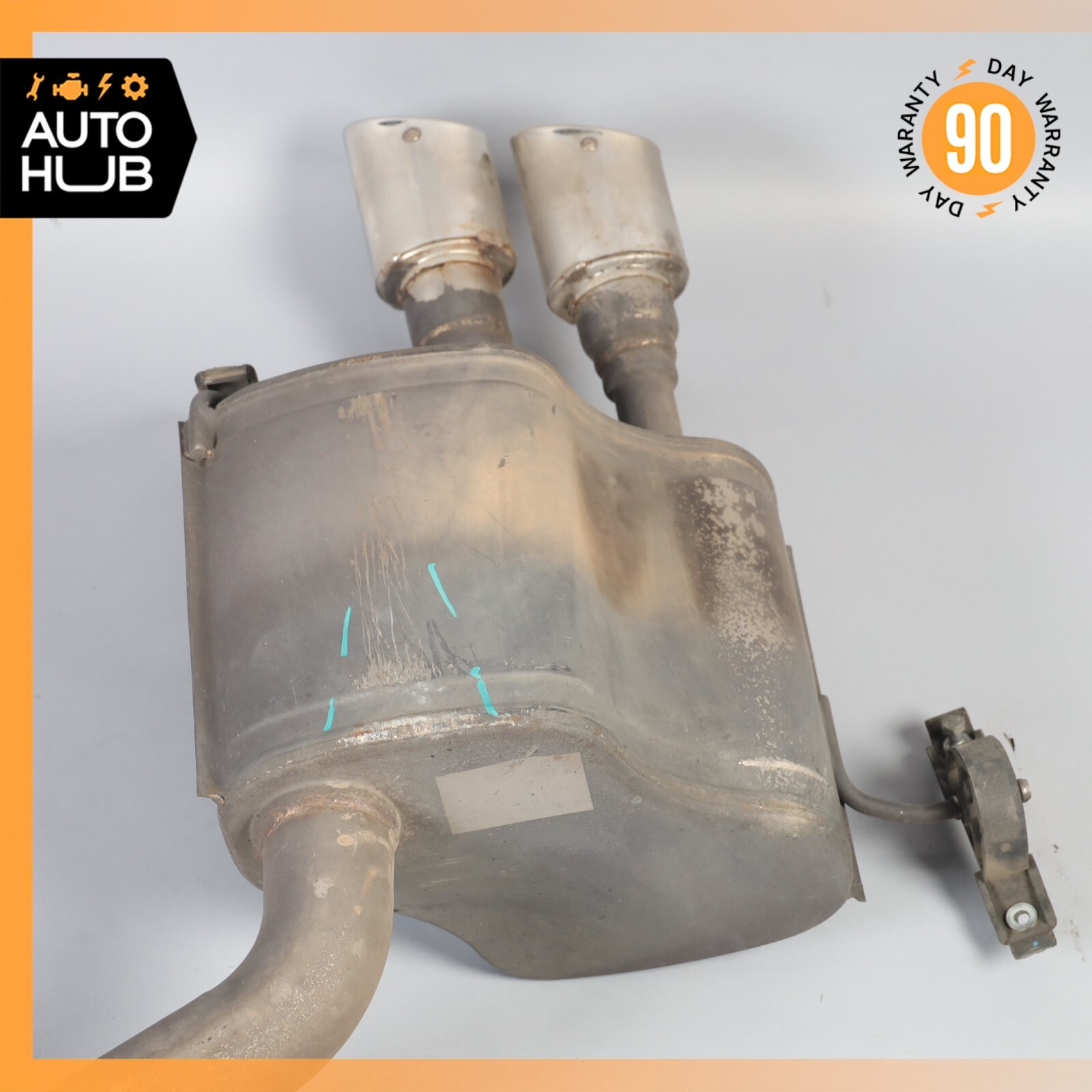 Maserati Quattroporte M139 Exhaust Mufflers Dual Tips Left & Right Side Set 79k