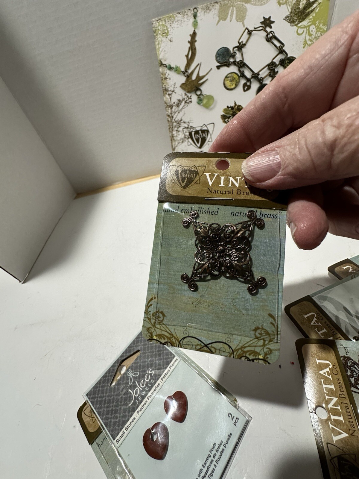 Vintaj Jewelry Technique Book/  Steampunk Style Plus Supplies