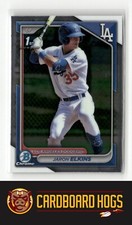 2024 Bowman #BCP-106 Jaron Elkins Dodgers Bowman Chrome Prospects 1st Bowman