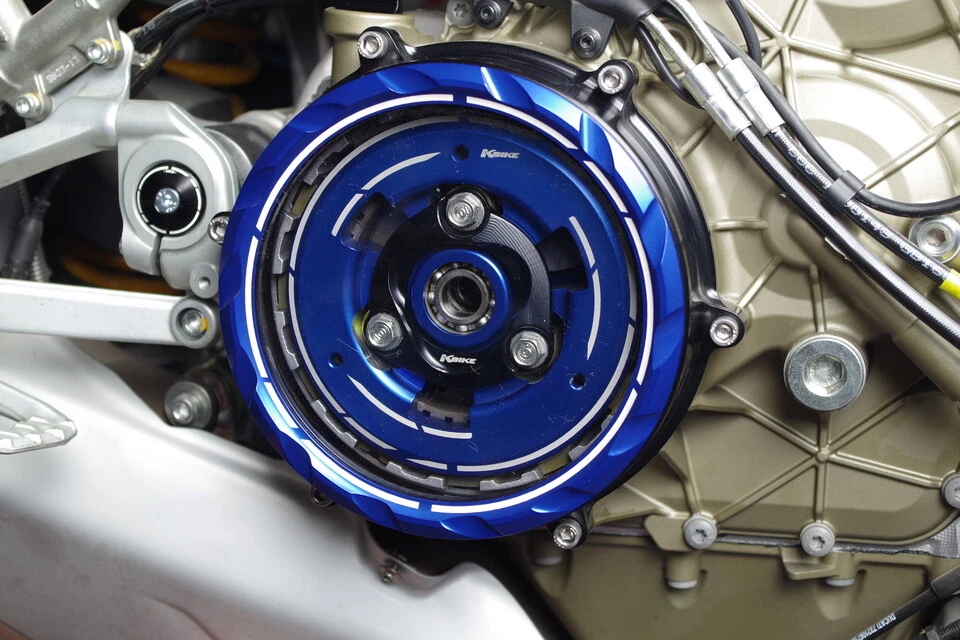 DUCATI PANIGALE V4 KUPPLUNGSDECKEL PLEXYGLAS NEU - Bild 2 von 2