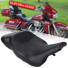 Driver Rider Passenger Low-Pro Seat For Harley Electra Glide Ultra Classic 97-07