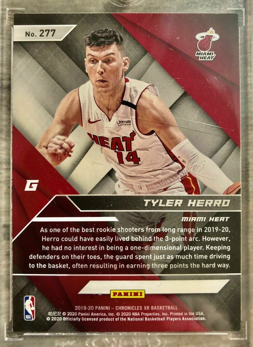 2019-20 Panini XR Prizm Tyler Herro Rookie Card RC Chronicles