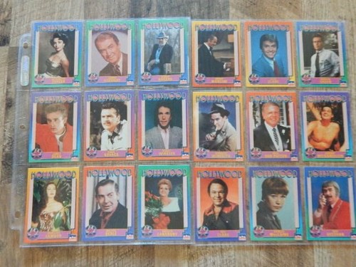 1991 Hollywood Walk of Fame Trading Card Incomplete Set of 225 + 5 SEALED Packs - Bild 6 von 19