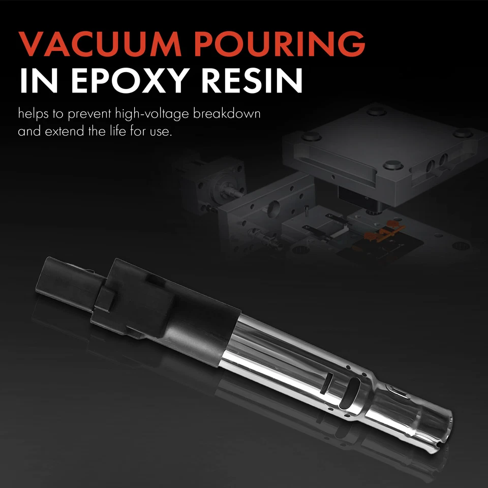 6x Ignition Coil for Volkswagen Golf Touareg Passat Multivan Audi TT Q7 A3 02-18 - image 3 of 4