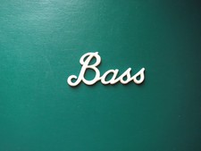 Marshall Bass logo's White some aged also