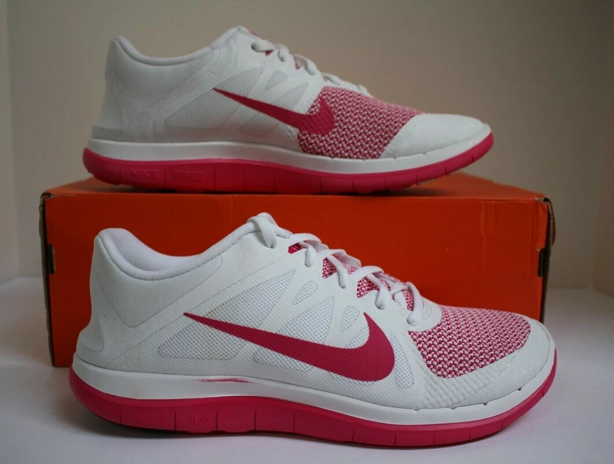 Nike Free V4 Women&#039;s 11 Running Cross Trainer Pink 642200 100 | eBay