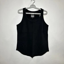 Women's Sensory Friendly Knit Tank Top - Universal Thread Black SM