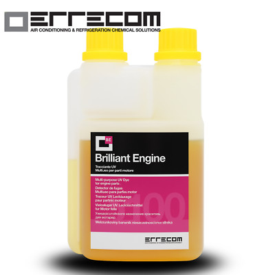UV Kontrastmittel 100ml für Motoröl Lecksuchmittel Brilliant Engine ERRECOM