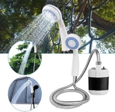 Portable Camping Shower Pump Electric Shower Head Sprayer For Pet Washing R1U2