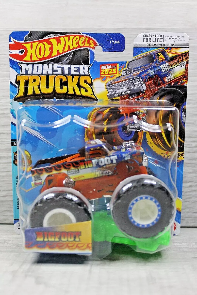 Hot Wheels Car Monster Trucks Big Foot Connect And Crash Car Collector  Edition Metal Diecast Model Cars Kids Toys Gift