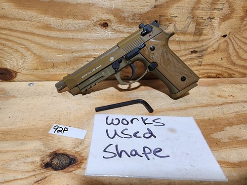 Used Beretta M9A3 Full Auto 4.5MM Blowback CO2 BB Gun Auction #92P
