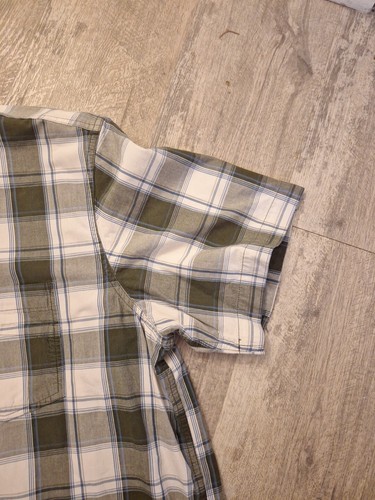 Carhartt Relaxed Fit Short Sleeve Size 2XL Button Shirt Plaid Pocket - Picture 7 of 10