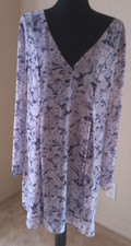 BCBGeneration SIZE MED PURPLE LONG SLEEVE MINI DRESS