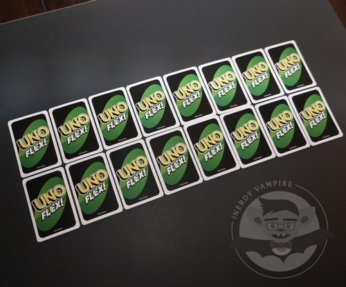 Mattel UNO FLEX | All 16 WILD Cards | Official Replacement/Extra Game Pieces - Picture 7 of 8