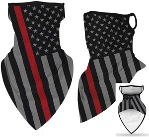 Download Bandana Mask - THIN RED LINE (Fire & Rescue) - Ships same ...