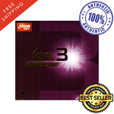DHS Hurricane 3 Hard Table Tennis  Ping Pong Rubber, Choose Color  Thickness