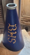 1950s BHS High School Megaphone Cheerleader Bull Horn 12in