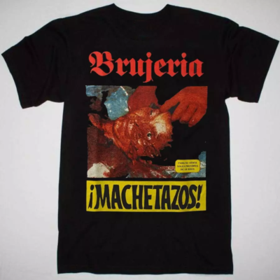 BRUJERIA Band Machetazos Unisex black T Shirt Full Size S-5XL