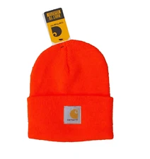 Carhartt A18-BOG Unisex OSFA Blaze Orange Hunting Beanie, New with Tags  