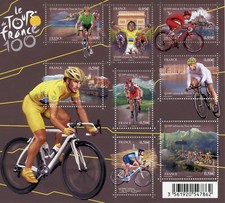  NEUF BLOC  FEUILLET N° F4755 ** SPORT CYCLISME 100° TOUR DE FRANCE / COTE + 20€