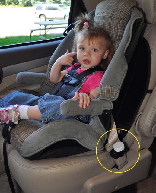 Buckle Guard PRO seat belt button cover, Baby Proof Your Car 2 Units